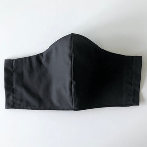 BLACK COTTON/POLY MASK