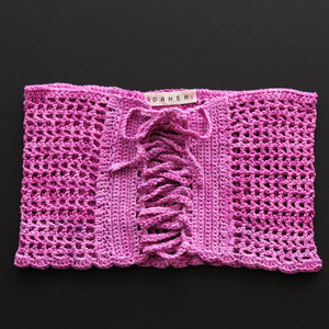 AZALEA LACEUP BANDEAU