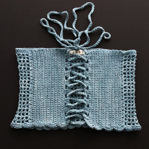 FORGETMENOT LACEUP BANDEAU